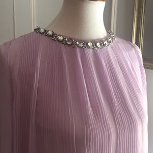 Ted Baker jeweled lavender top small (TB 1)